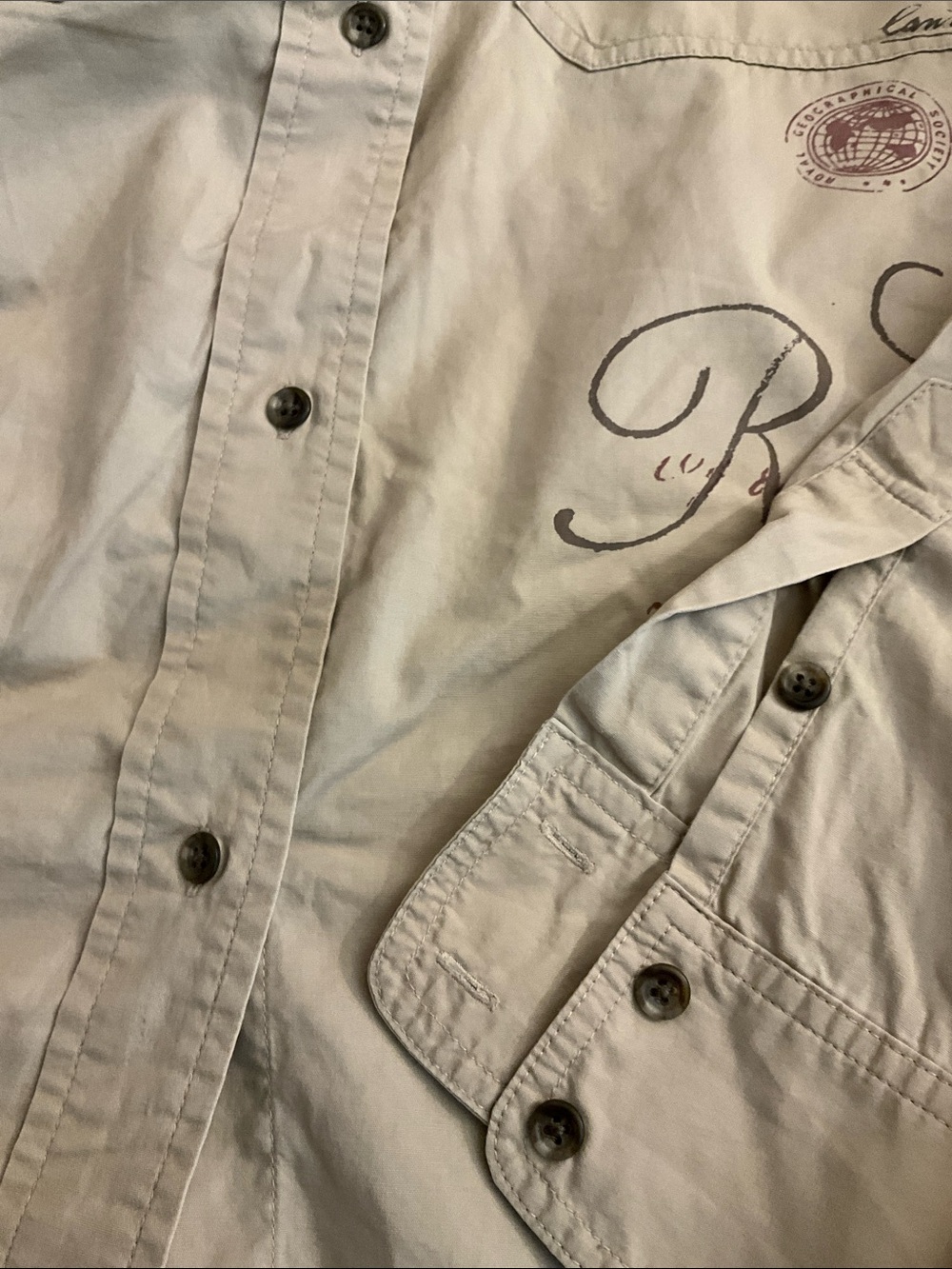 Ralph Lauren “Lauren” safari shirt-vintage - Picture 7 of 8